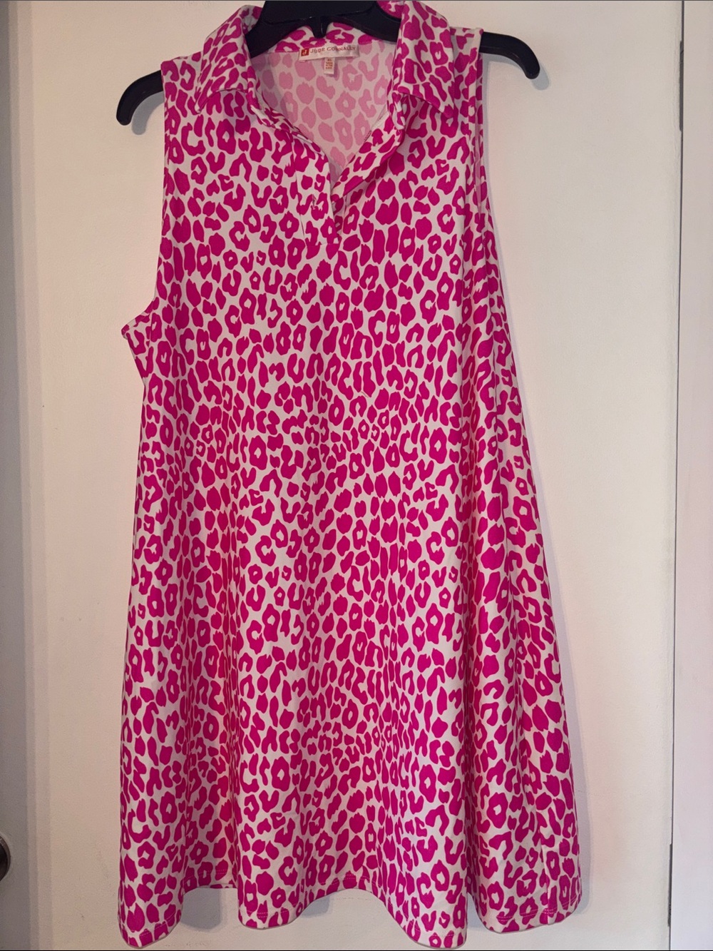 Jude Connally Cheetah Pink Mini Dress